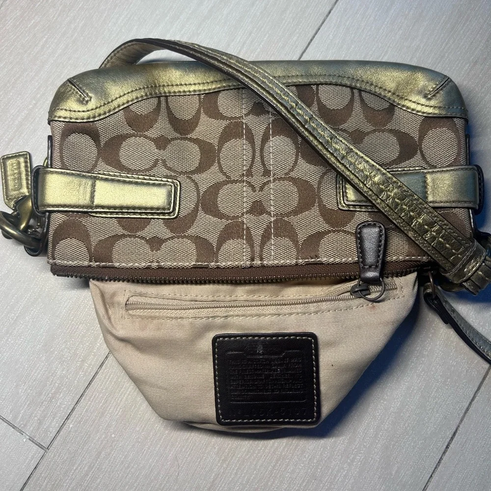 Coach Y2K Signature Demi Baguette